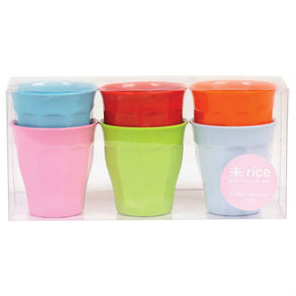 RICE Melamine Set of 6 Cups