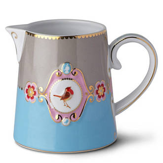 Pip Studio Love Birds Blue/Khaki Jug