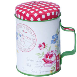Greengate Pernilla Tin flour/sugar shaker