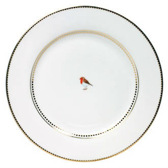 Pip Studio Love Birds White Dinner Plate