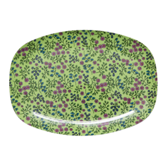 RICE Melamine large plate floral