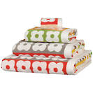 Orla Kiely Flower Stripe bath sheet