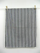 Black & White striped tea towel