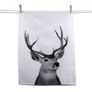Stag tea towel