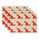 Proud fox placemats