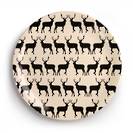 Stags melamine plate