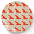 Fox melamine plate