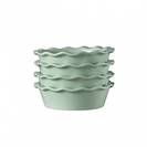 Mini pie dishes mint