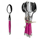 Andre Verdier Laguiole Tea Spoon Fuchsia