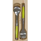 Andre Verdier Laguiole Salad Servers Green