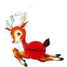 Cath Kidston Reindeer Honeycomb Decoration