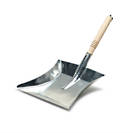DIM Galvanised Steel dustpan