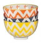 Chevron dipping bowl set