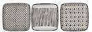Mono set of 3 small plates