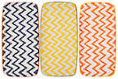 Chevron set of 3 serving plates