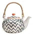 Chevron tea pot