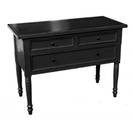 Black 3 drawer Table