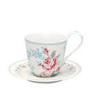 Greengate Malou White cup & saucer