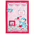 Greengate "bake a wish" tea towel