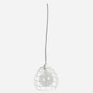 House Doctor Wire Lampshade White Globe
