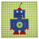 Lily & George Robot Stitched Canvas