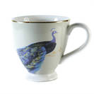 Miss Etoile Peacock Mug Grey