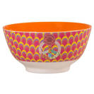 RICE Melamine Peacock Bowl