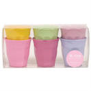 RICE Melamine Set of 6 Cups Pastels