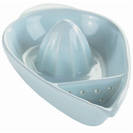 Nigella Lawson's citrus juicer blue