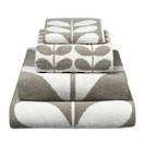 Orla Kiely Grey Bath towel