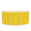 Orla Kiely Linear Stem Yellow salad bowl