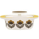 Orla Kiely Poppy Brown Butter Dish