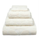 Orla Kiely Sculpted Stem Bath Towel Cream