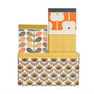 Orla Kiely set of 4 square tins