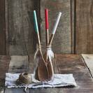 Paint dipped wooden spoon