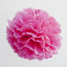 Paper PomPom Hot Pink 42cm