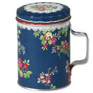 Greengate Rosie Blue Tin flour/sugar shaker
