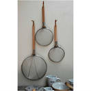 Wooden Handle Drainer Medium