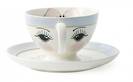 Miss Etoile Eyes cup & saucer Blue