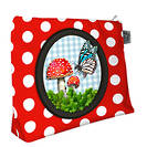 Laissez Lucie Faire Mushroom large cosmetic bag