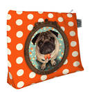 Laissez Lucie Faire Dog large cosmetic bag