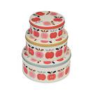 Vintage apple cake tin set