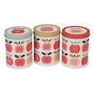 Vintage apple Coffee, Tea & Sugar tins